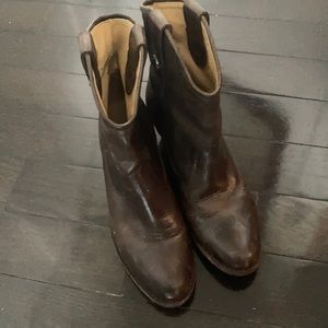 Jackie Button Short Frye Boots -9